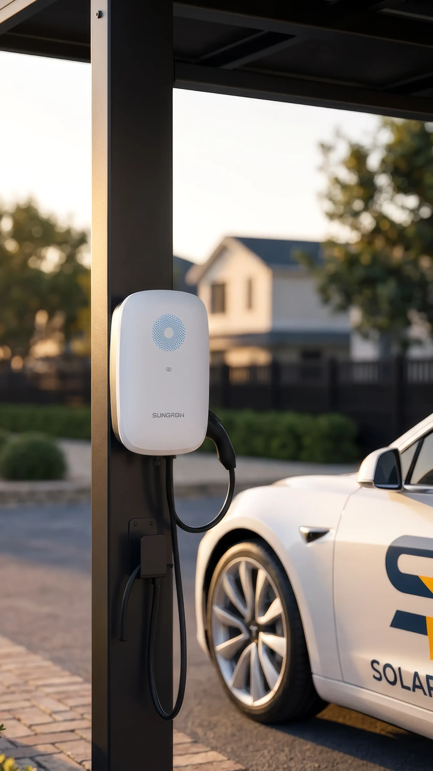 Free EV charger offer with every SolarPark solar carport